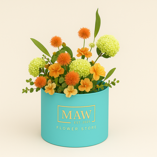 Amber Whisper – Elegant Autumn Bloom Box